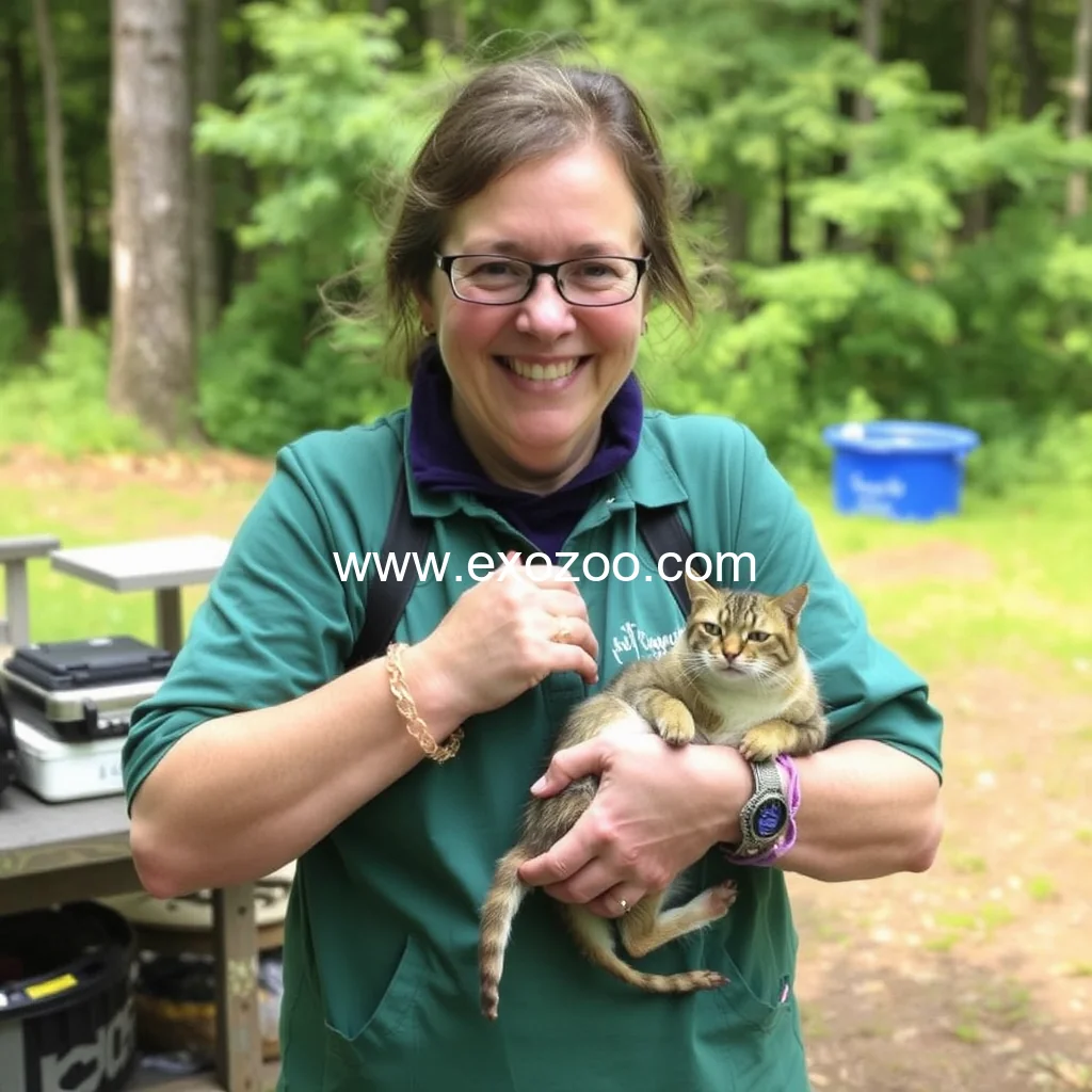 Read more about the article Greenfield Recorder  Up to 50 critters at a time : Amelie Dricut  Ziter runs the Leyden Center for Wildlife Rehabilitation