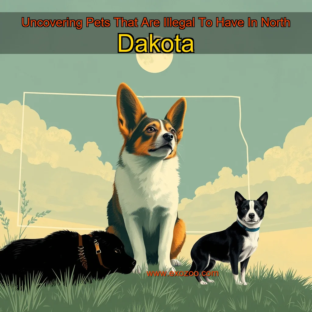 Read more about the article Uncovering Pets That Are Illegal To Have In North Dakota