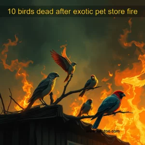 Read more about the article 10 birds dead after exotic pet store fire