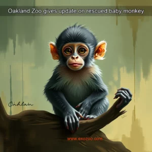 Read more about the article Oakland Zoo gives update on rescued baby monkey