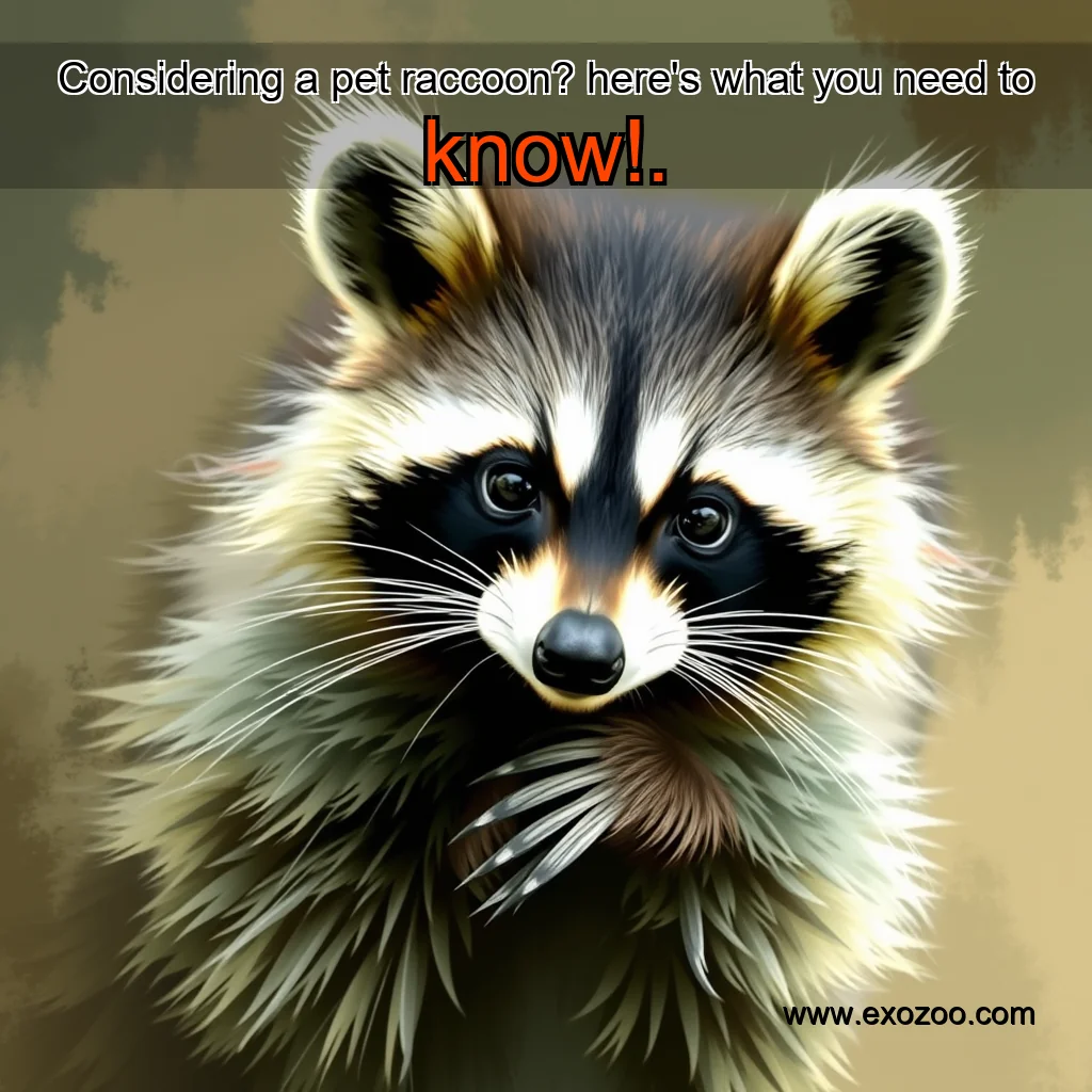 Read more about the article Considering a pet raccoon? here’s what you need to know!.