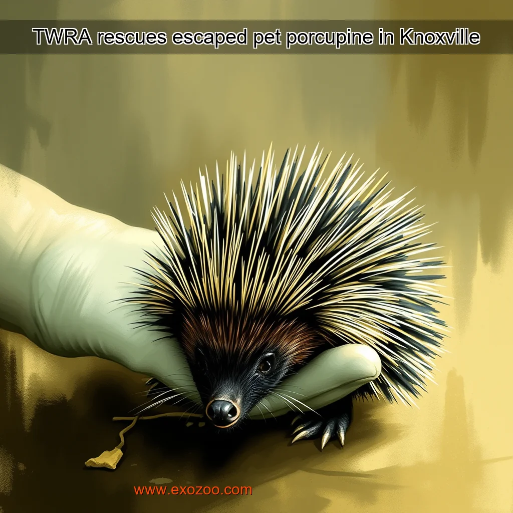 Read more about the article TWRA rescues escaped pet porcupine in Knoxville