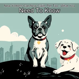 Read more about the article New Yorkers Can Now Claim Pet Tax : What You Need To Know
