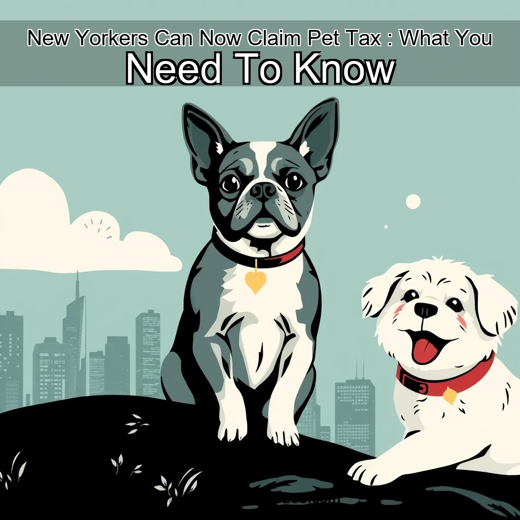 Read more about the article New Yorkers Can Now Claim Pet Tax : What You Need To Know