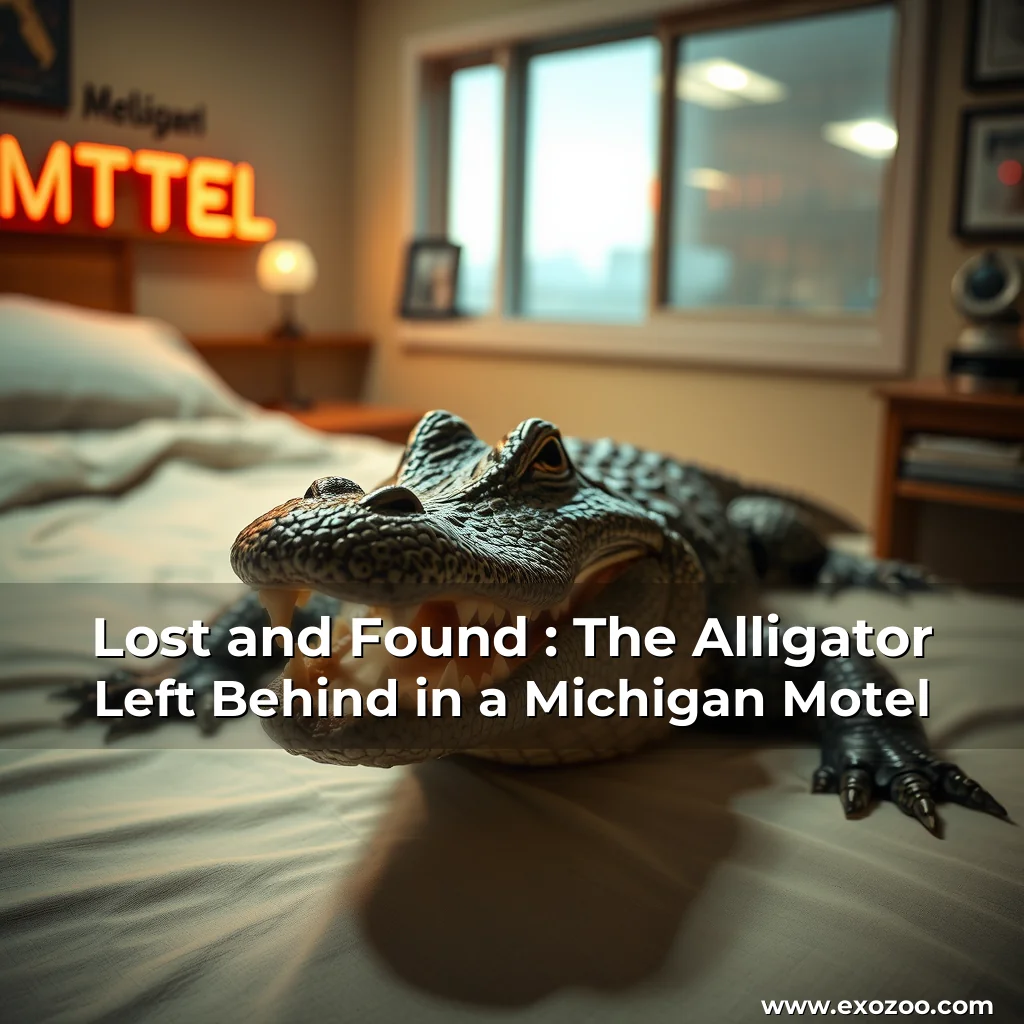 You are currently viewing Lost and Found : The Alligator Left Behind in a Michigan Motel