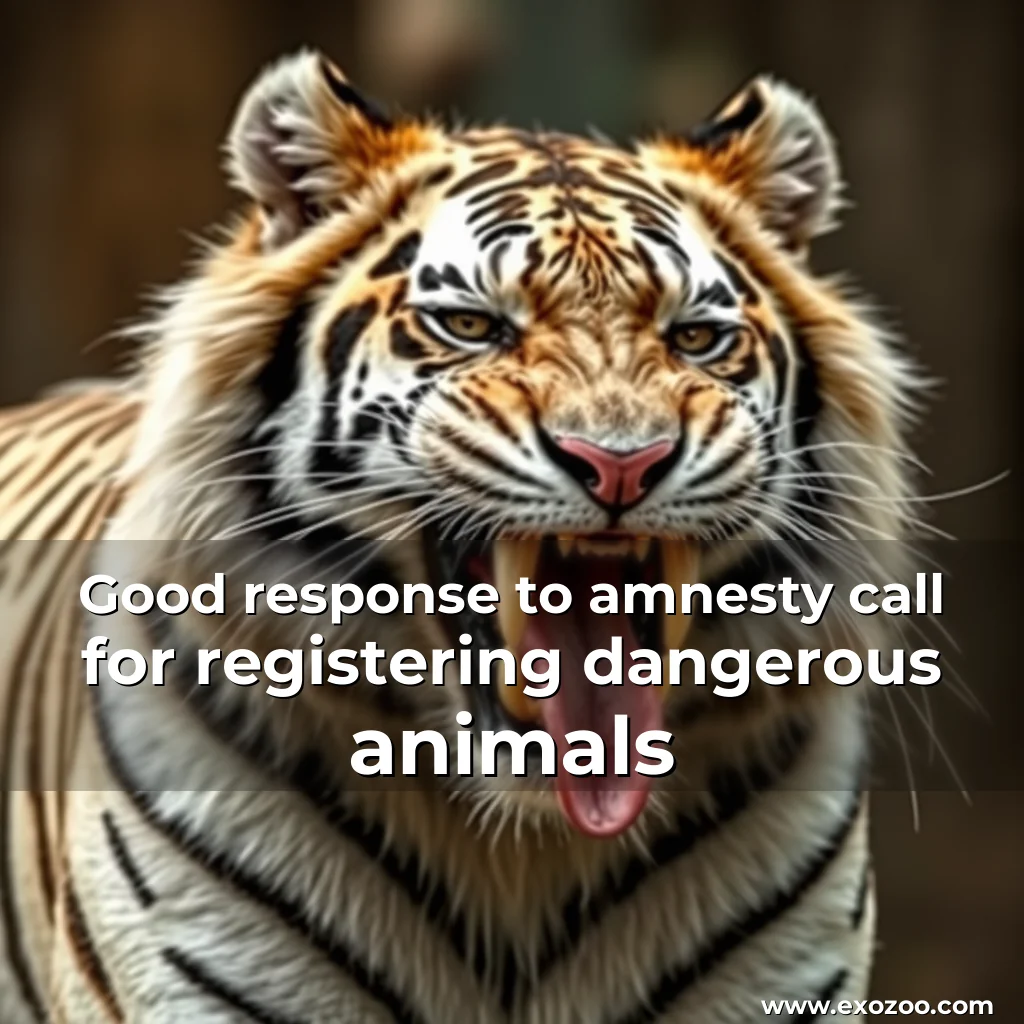 Read more about the article Good response to amnesty call for registering dangerous animals