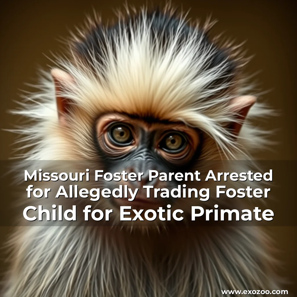 Read more about the article Missouri Foster Parent Arrested for Allegedly Trading Foster Child for Exotic Primate