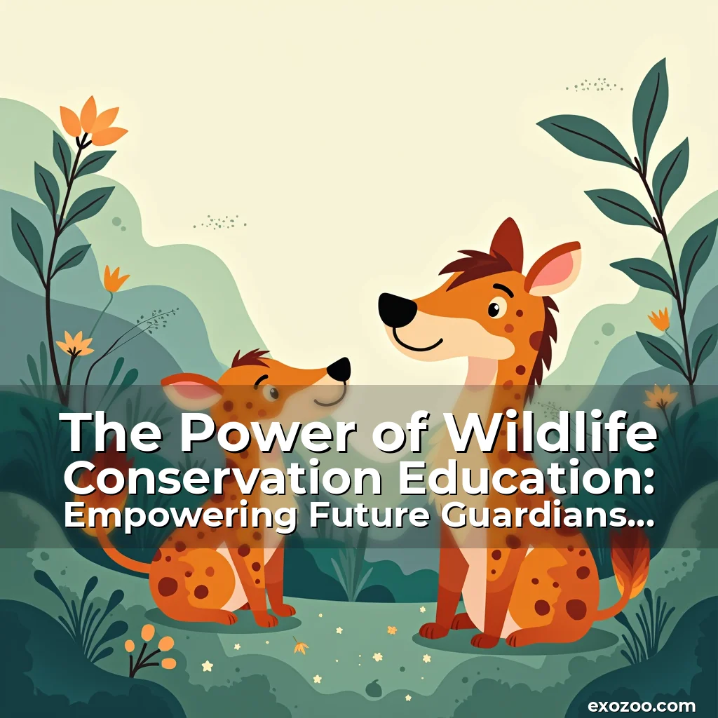 Read more about the article The Power of Wildlife Conservation Education: Empowering Future Guardians of Nature