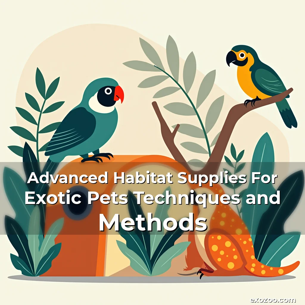 Read more about the article Advanced Habitat Supplies For Exotic Pets Techniques and Methods