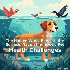 Artistic representation for The Hidden World Beneath the Surface: Navigating Exotic Pet Health Challenges