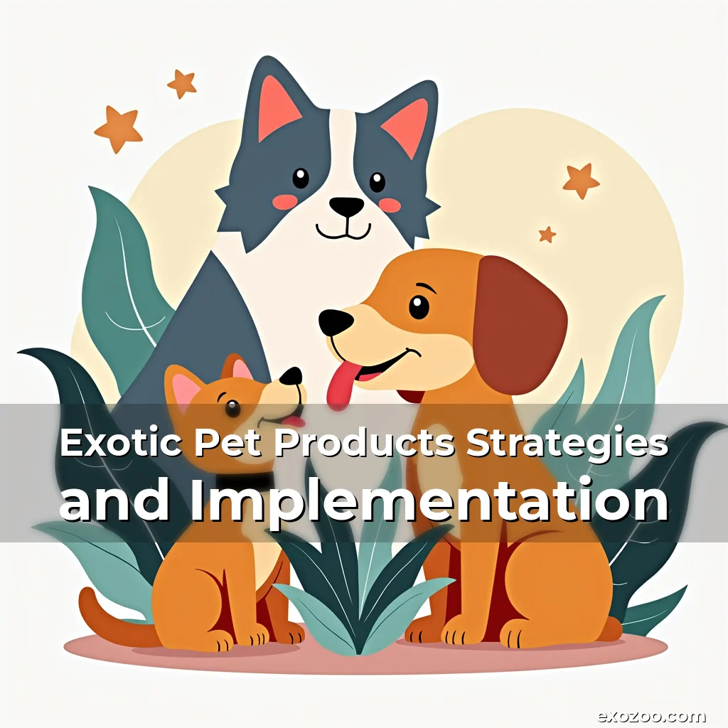 Read more about the article Exotic Pet Products Strategies and Implementation