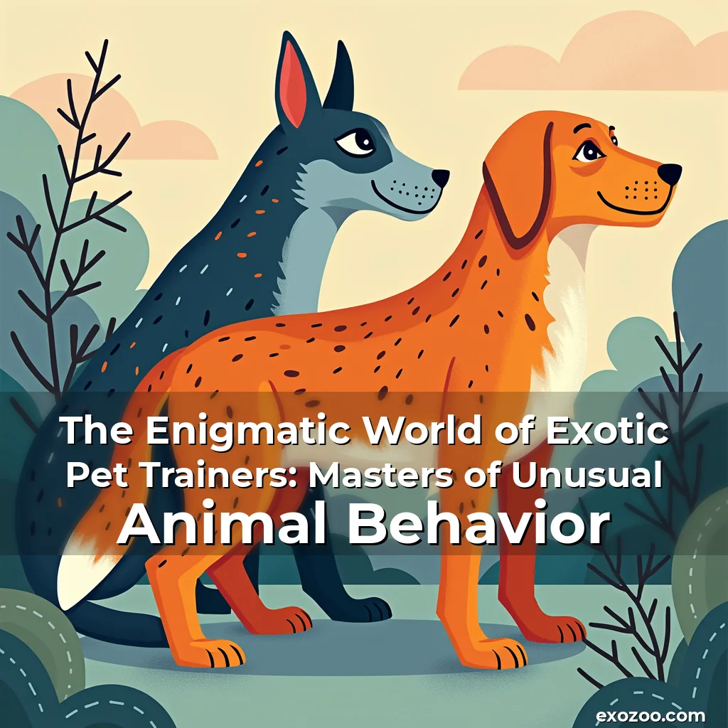 Read more about the article The Enigmatic World of Exotic Pet Trainers: Masters of Unusual Animal Behavior