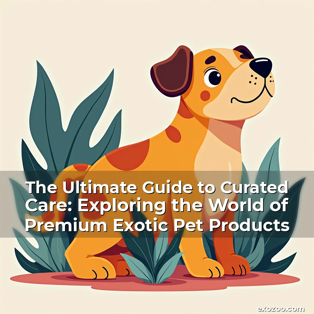 Read more about the article The Ultimate Guide to Curated Care: Exploring the World of Premium Exotic Pet Products