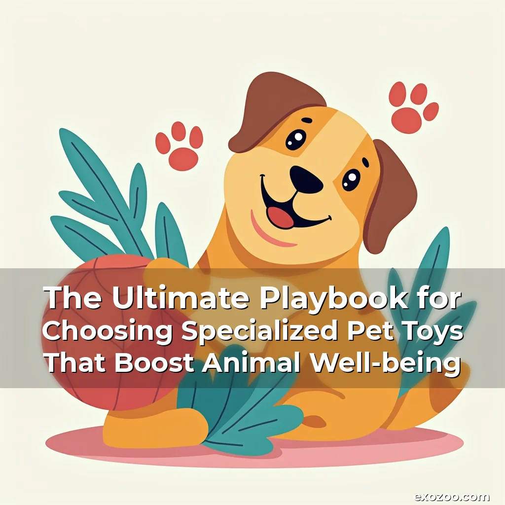 Read more about the article The Ultimate Playbook for Choosing Specialized Pet Toys That Boost Animal Well-being