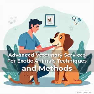 Artistic representation for Advanced Veterinary Services For Exotic Animals Techniques and Methods