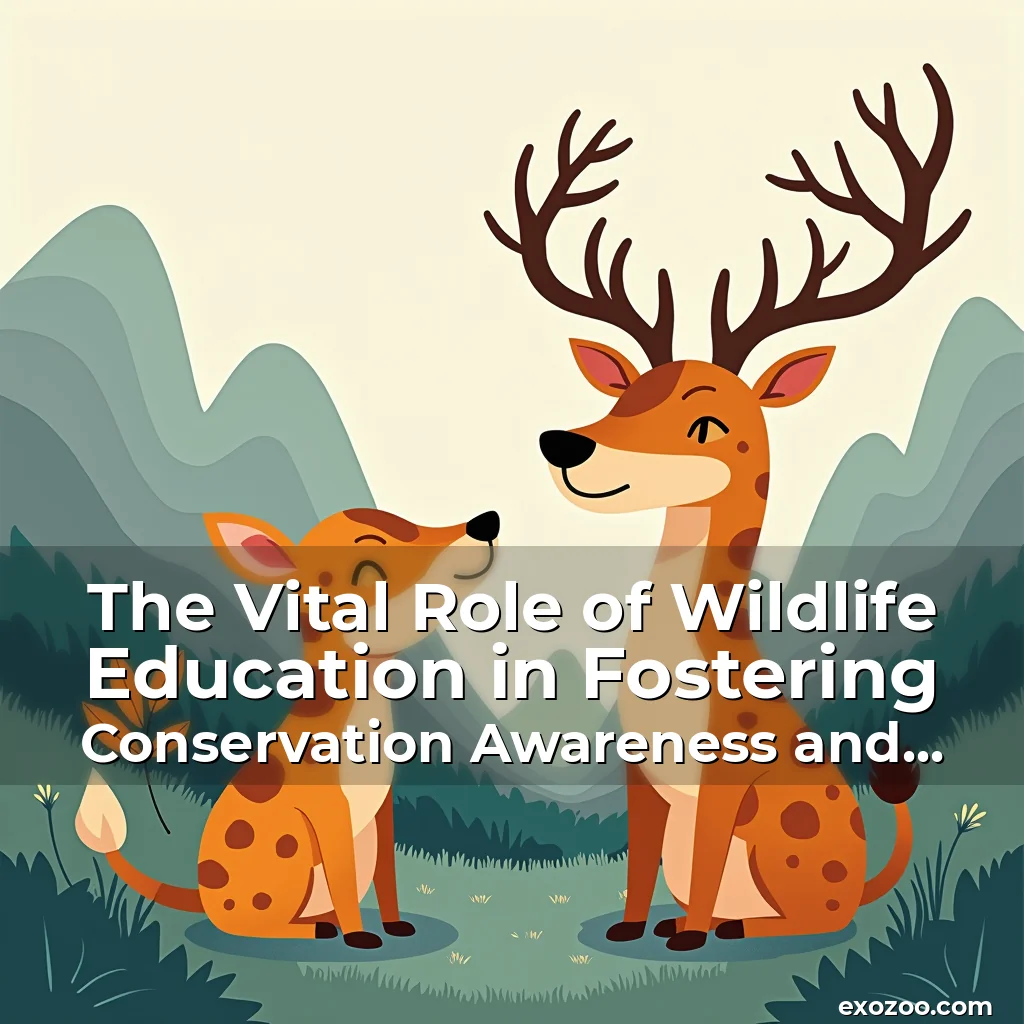 Read more about the article The Vital Role of Wildlife Education in Fostering Conservation Awareness and Ethical Stewardship
