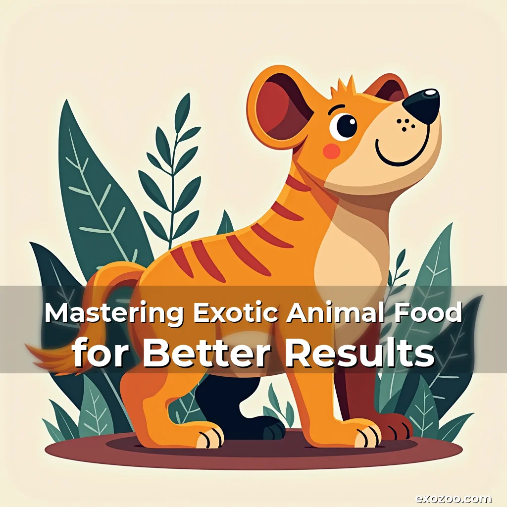 Read more about the article Mastering Exotic Animal Food for Better Results