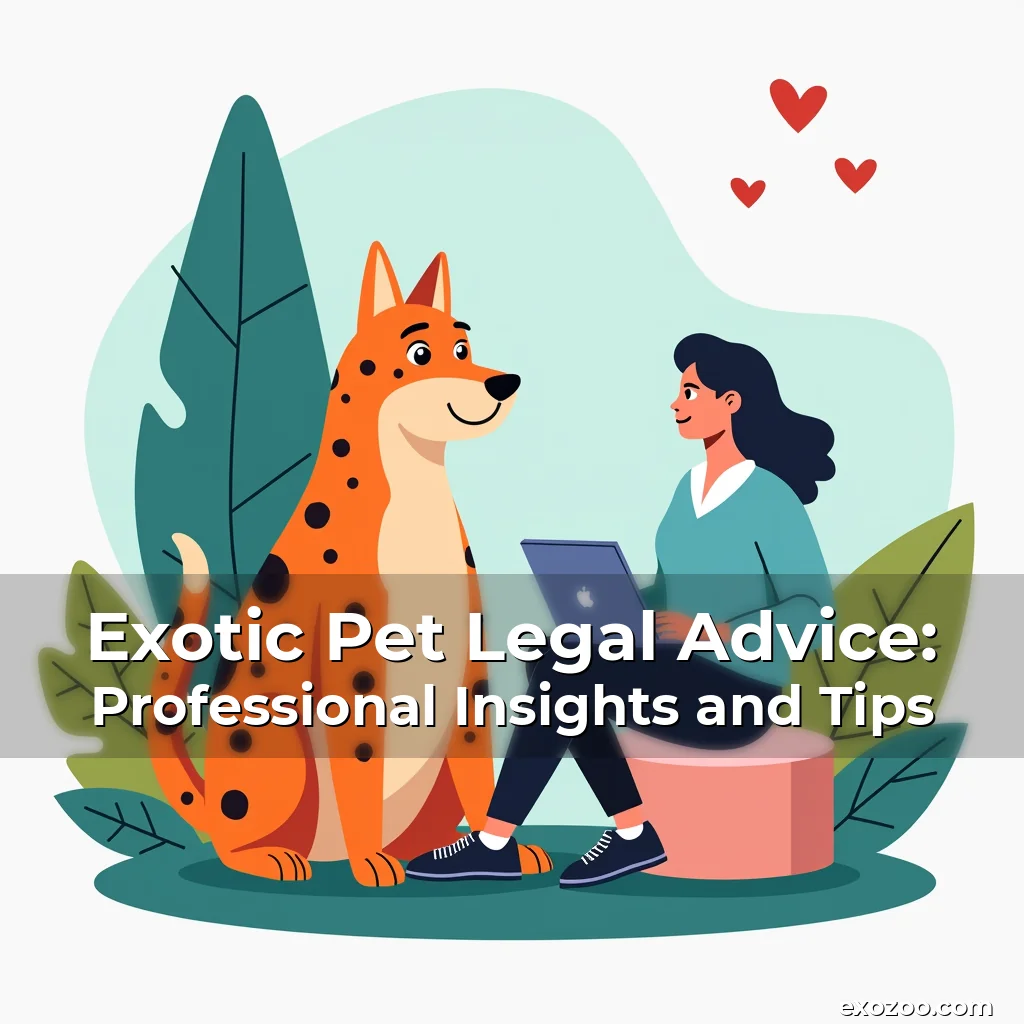 Artistic representation for Exotic Pet Legal Advice: Professional Insights and Tips