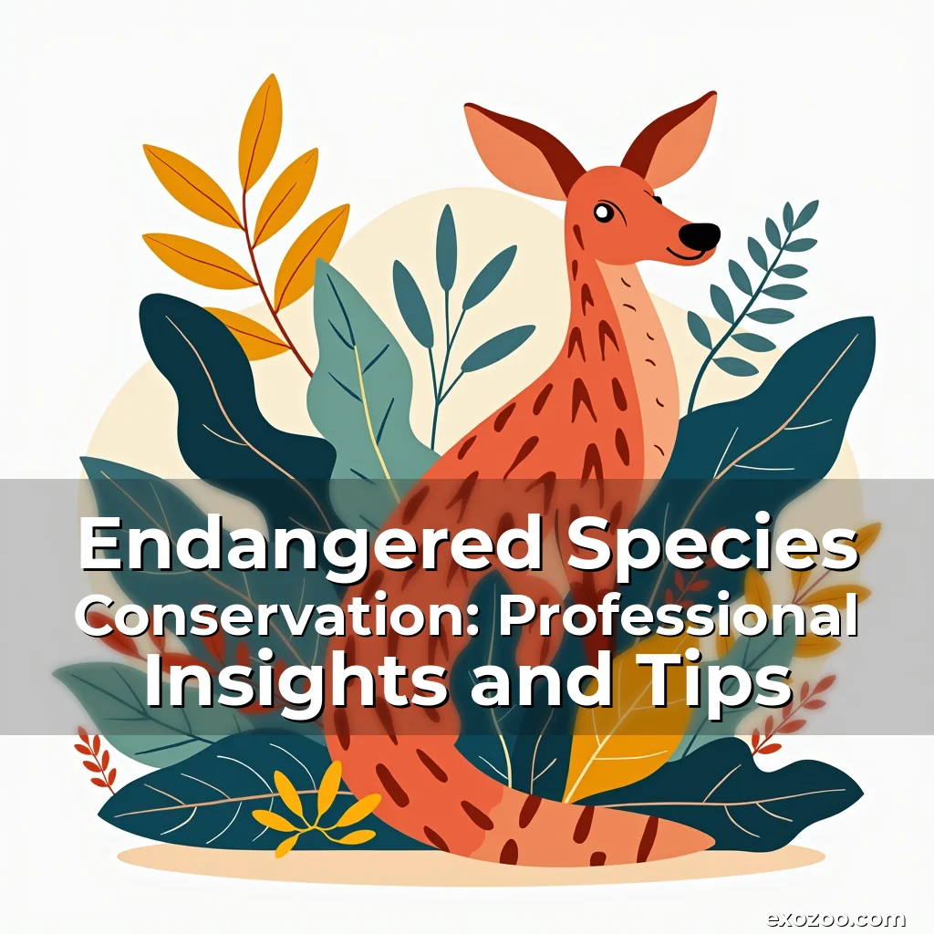Endangered Species Conservation: Professional Insights and Tips