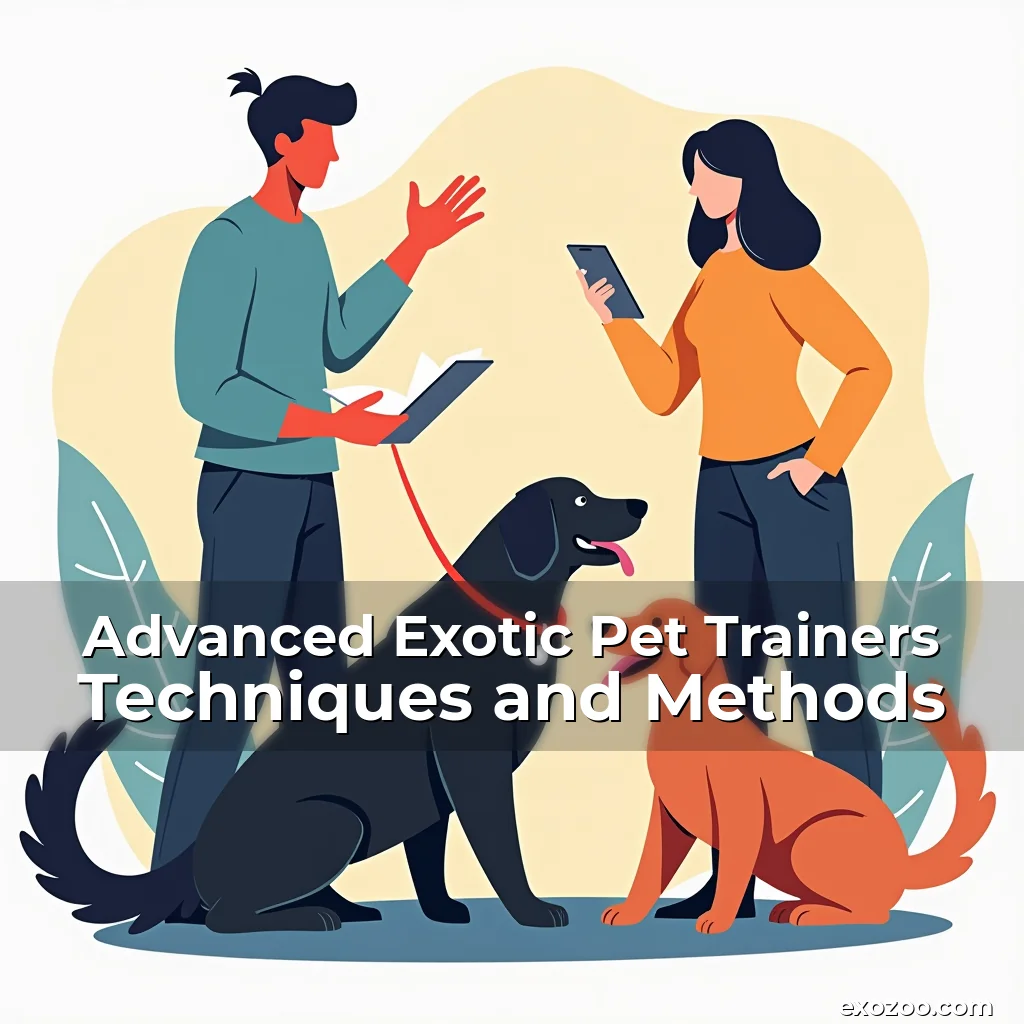 Advanced Exotic Pet Trainers Techniques and Methods