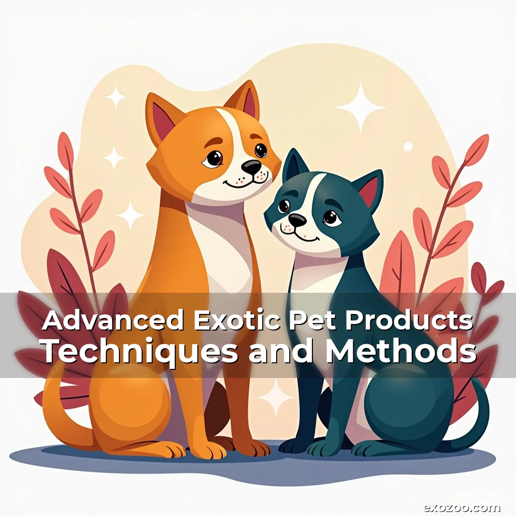Advanced Exotic Pet Products Techniques and Methods