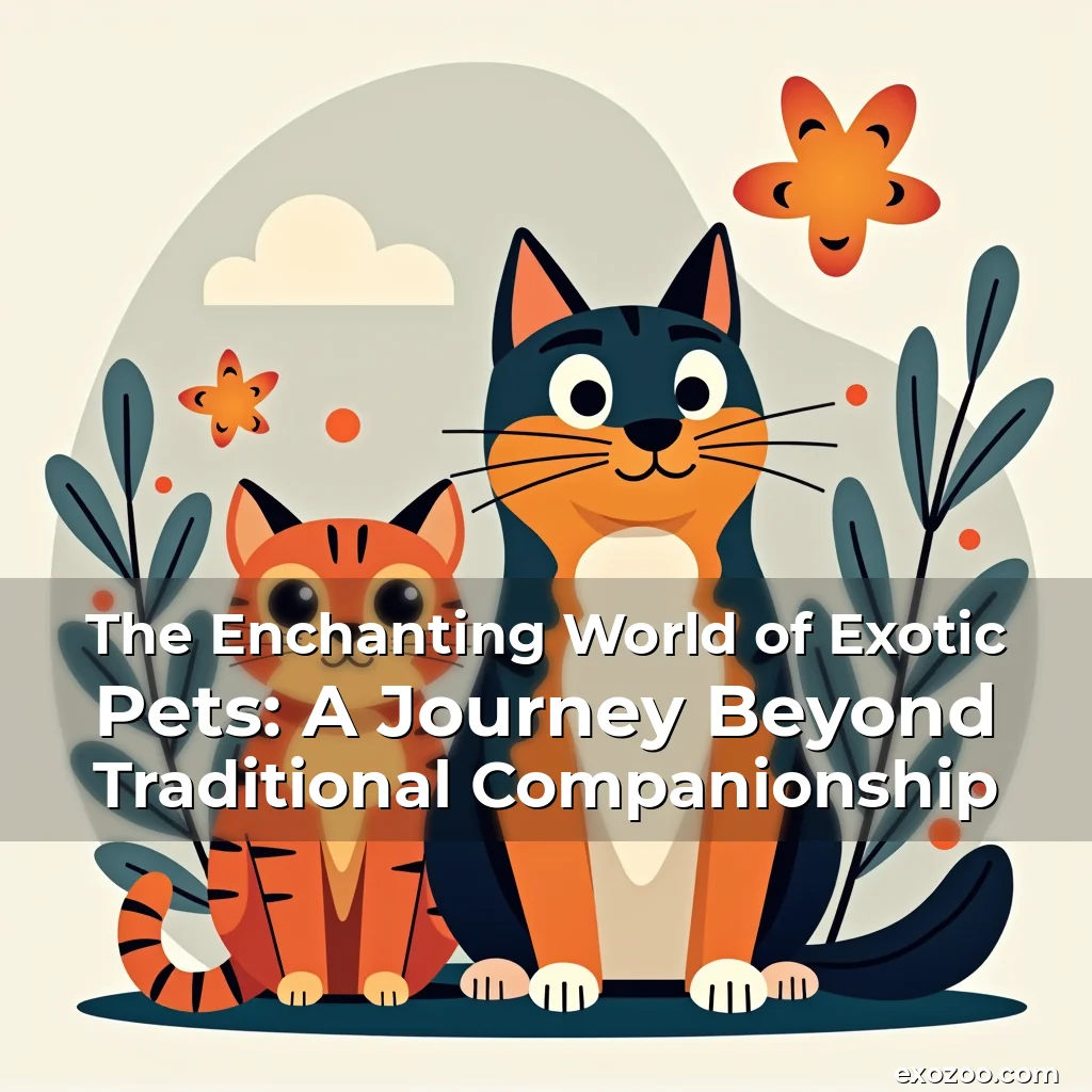 Artistic representation for The Enchanting World of Exotic Pets: A Journey Beyond Traditional Companionship