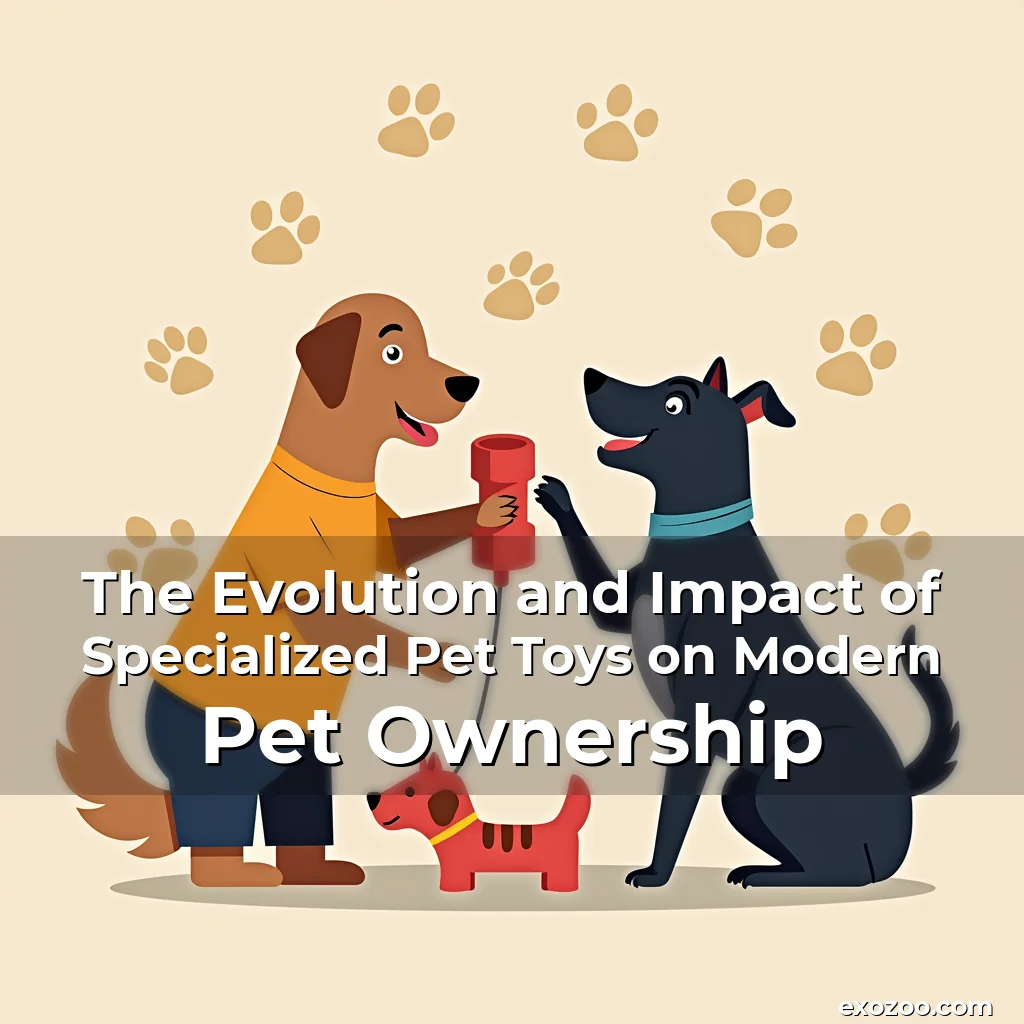 The Evolution and Impact of Specialized Pet Toys on Modern Pet Ownership