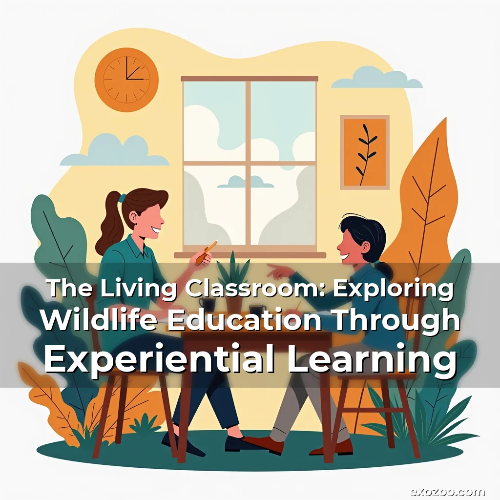 Artistic representation for The Living Classroom: Exploring Wildlife Education Through Experiential Learning