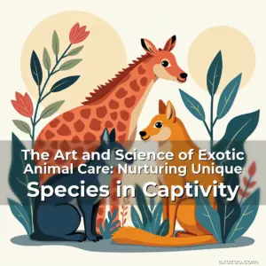 Artistic representation for The Art and Science of Exotic Animal Care: Nurturing Unique Species in Captivity